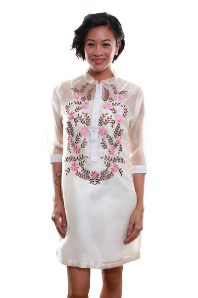 BARONG WAREHOUSE - WV03 Organza Barong Dress