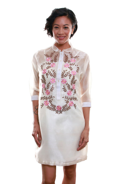 BARONG WAREHOUSE - WV03 Organza Barong Dress