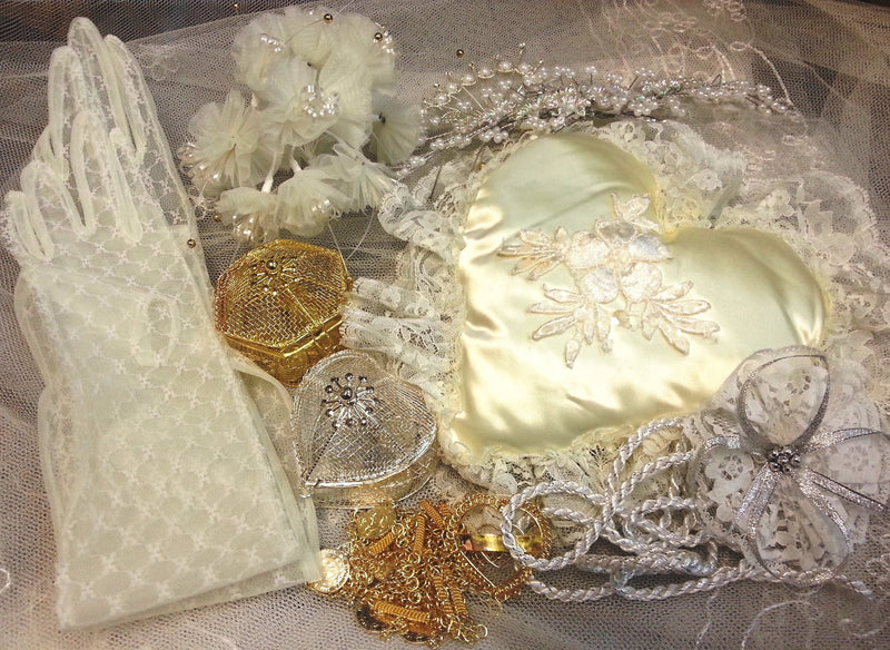 Custom Order - Bridal Satin Off-Shoulder Gown Wedding