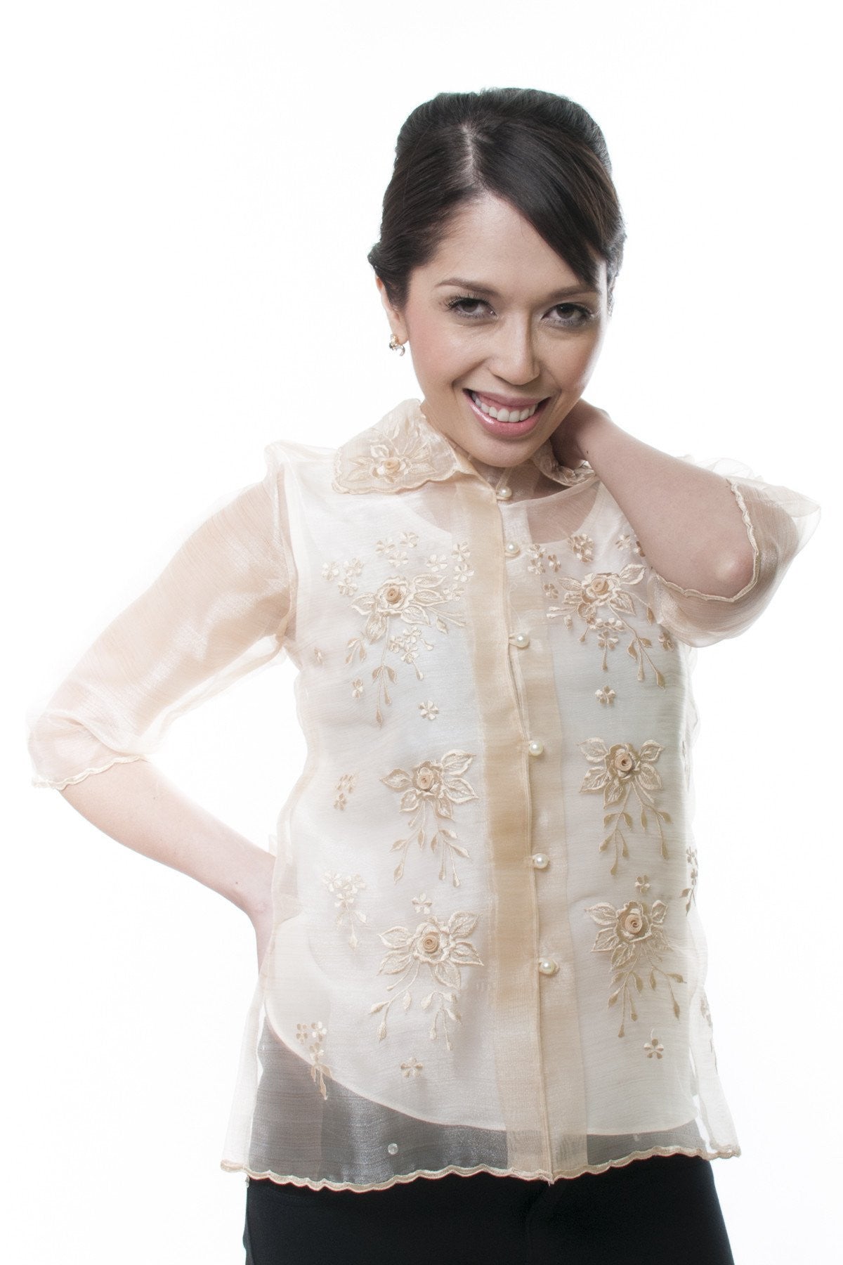 BARONG WAREHOUSE - WO02 - Women's Barong Tagalog - Filipiniana