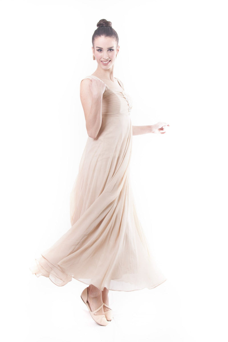 BARONG WAREHOUSE - WD13 Pleated Chiffon Gown Dress