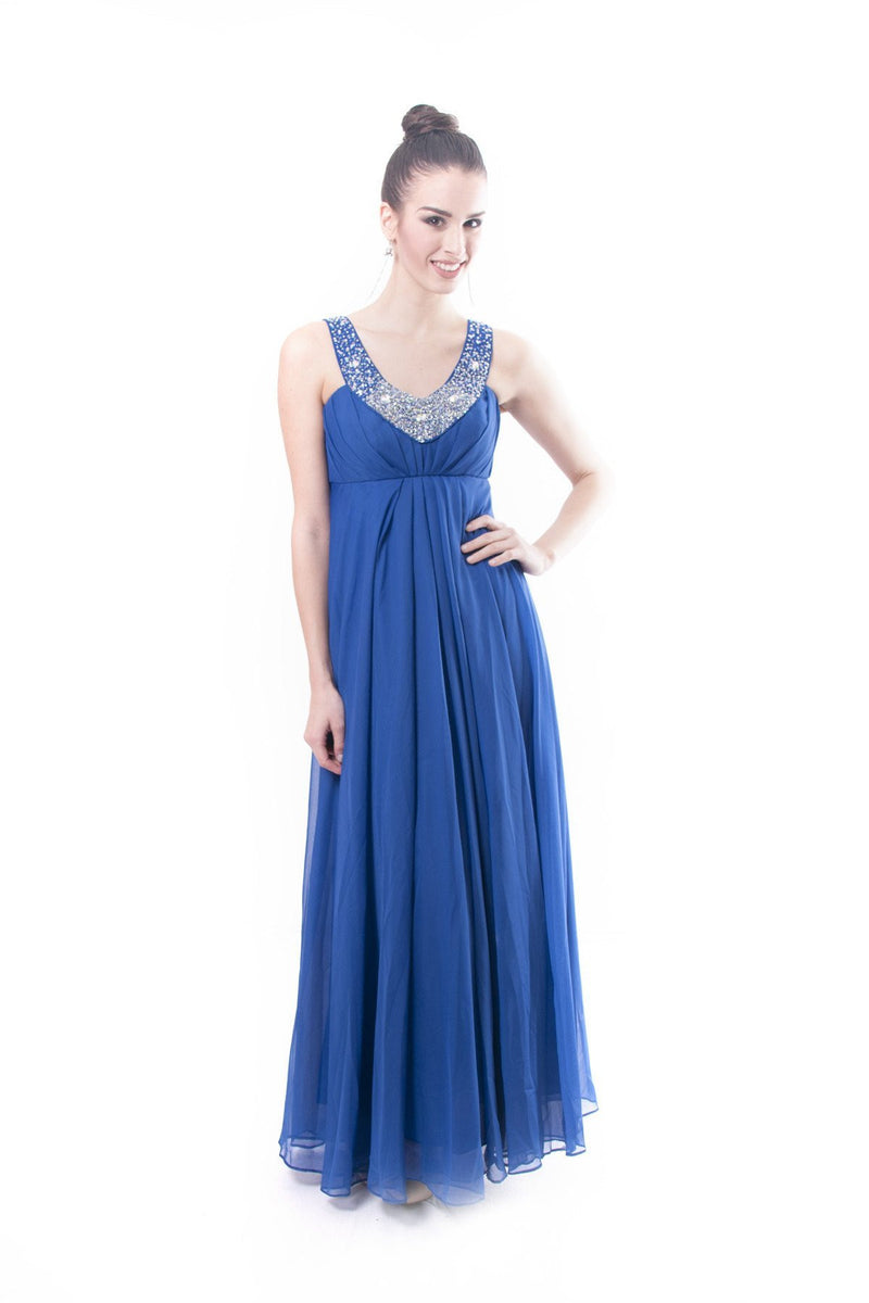 BARONG WAREHOUSE - WD16 V-Neck Gown Dress