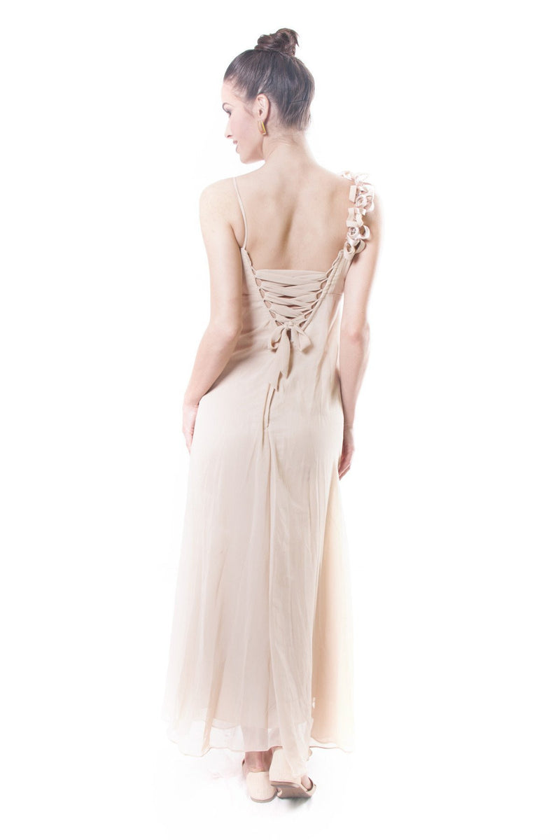 BARONG WAREHOUSE - WD12 Horse-Hair Chiffon Gown Dress