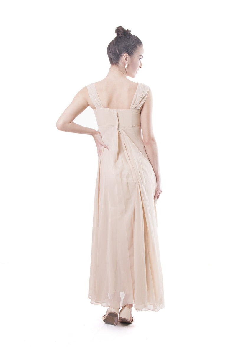 BARONG WAREHOUSE - WD13 Pleated Chiffon Gown Dress