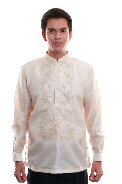 BARONG WAREHOUSE - MO04 - Organza Pina Barong Tagalog with Lining