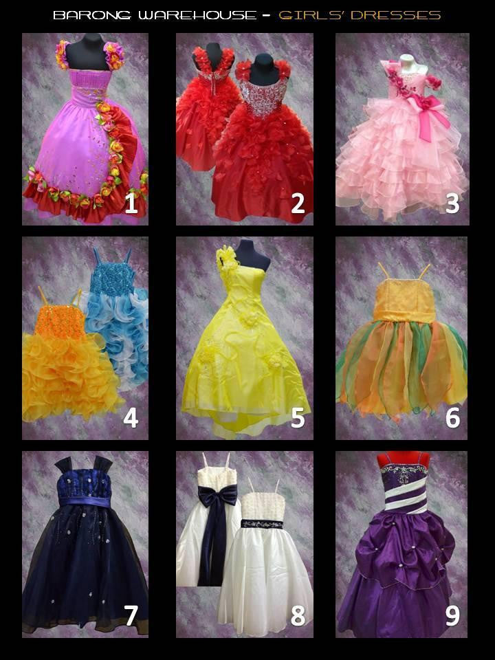 BARONG WAREHOUSE - Flower Girl Or Pageant Gown