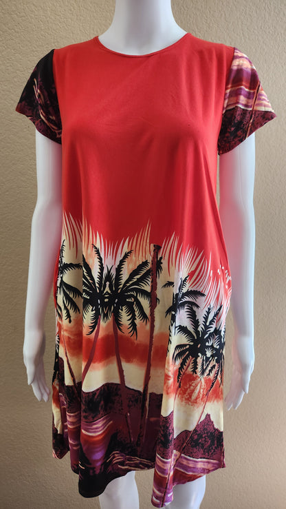 BARONG WAREHOUSE - WT50 - Duster Filipina House Summer Comfortable Dress - Short-Sleeve
