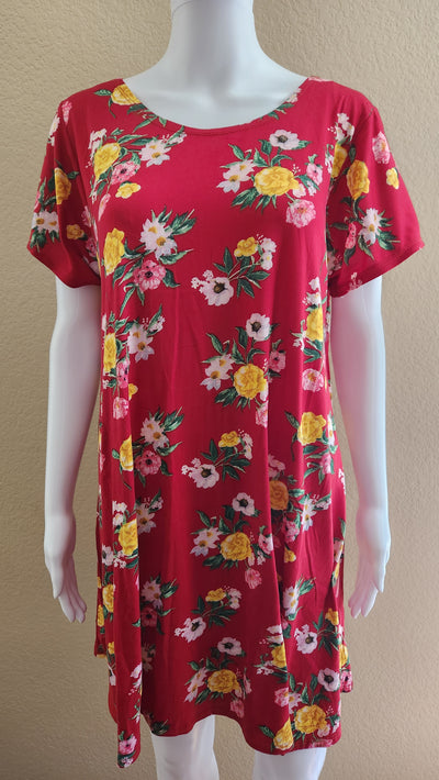 BARONG WAREHOUSE - WT50 - Duster Filipina House Summer Comfortable Dress - Short-Sleeve