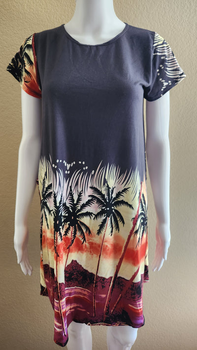 BARONG WAREHOUSE - WT50 - Duster Filipina House Summer Comfortable Dress - Short-Sleeve