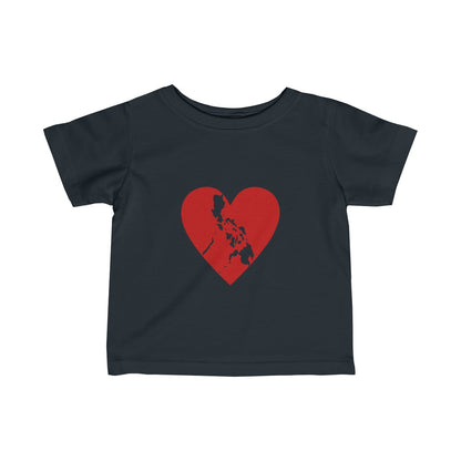 BARONG WAREHOUSE - Pusong Pinoy - Infant Fine Jersey Tee - 11 Colors Available