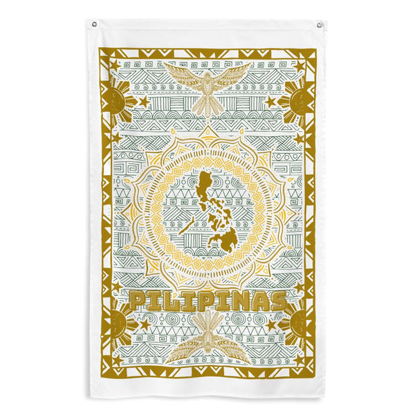 Barong Warehouse Tulay - Graphic Flag of Philippine Map, Sun, Stars, and Eagle