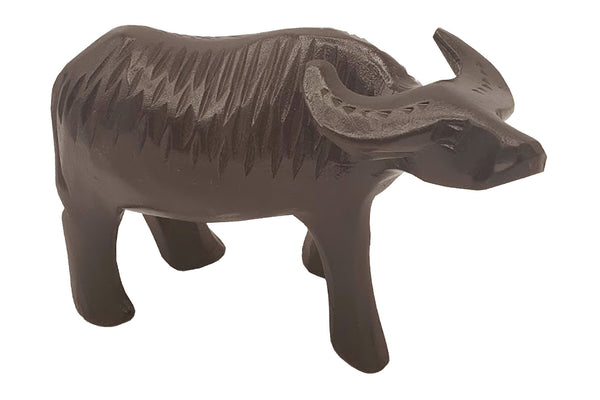 BARONG WAREHOUSE - FH09 Carabao Wooden Figurine Filipino Philippine Water Buffalo Handsculpted Tropical Decor Paperweight