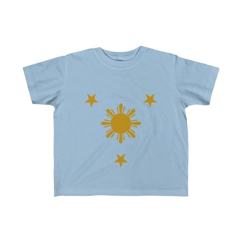 BARONG WAREHOUSE - Three Stars & Sun - Kids Fine Jersey Tee 5T-6T / Light Blue Clothes