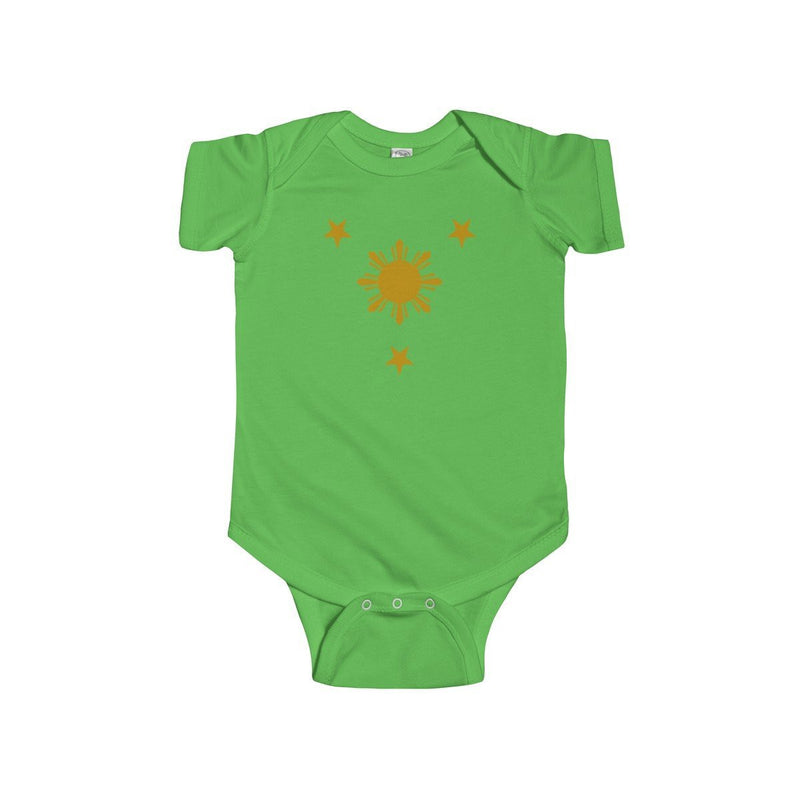 BARONG WAREHOUSE - Three Stars & Sun - Infant Onesie - 9 Colors Available