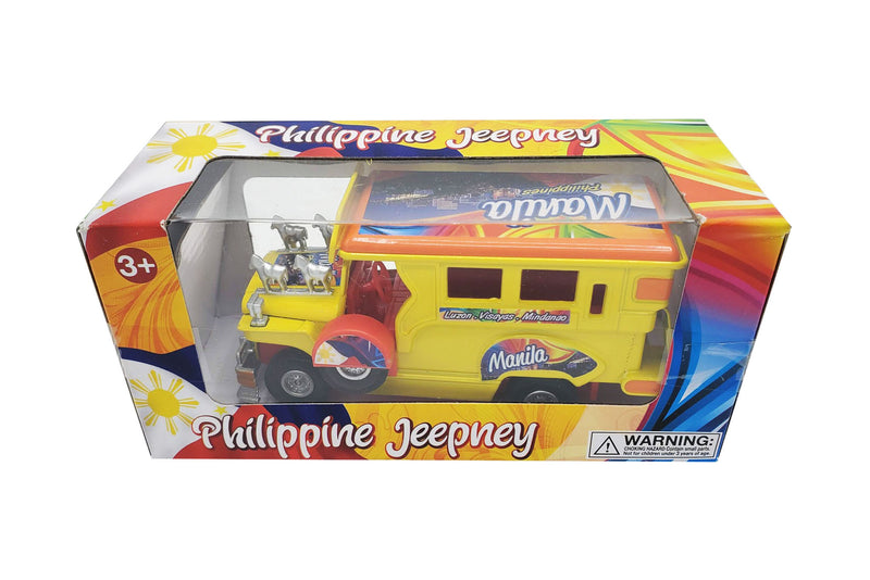 Barong Wrarehouse - Filipino Miniature Jeepney Diecast Figurine Philippine Flag Pinoy Pride Gold Edition