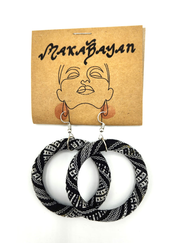 Barong Warehouse - Makabayan Wear - VMWE5 Yakan Earrings - Black