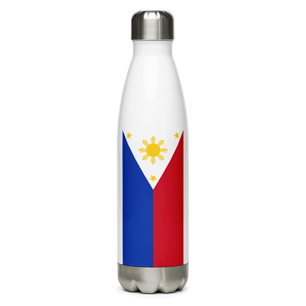 Filipino Flag Stainless Steel Water Bottle