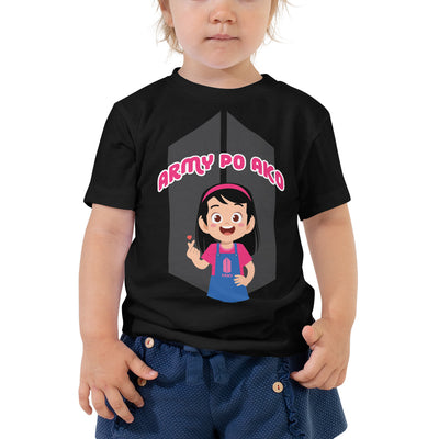 BARONG WAREHOUSE - VTM17 - Army Po Ako Girl Toddler T-Shirt