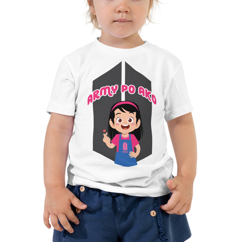 BARONG WAREHOUSE - VTM17 - Army Po Ako Girl Toddler T-Shirt