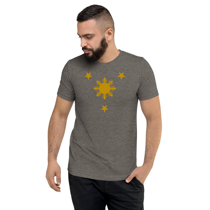 BARONG WAREHOUSE - XMT01 - Three Stars and Sun Unisex T-shirt - 14 Colors Available