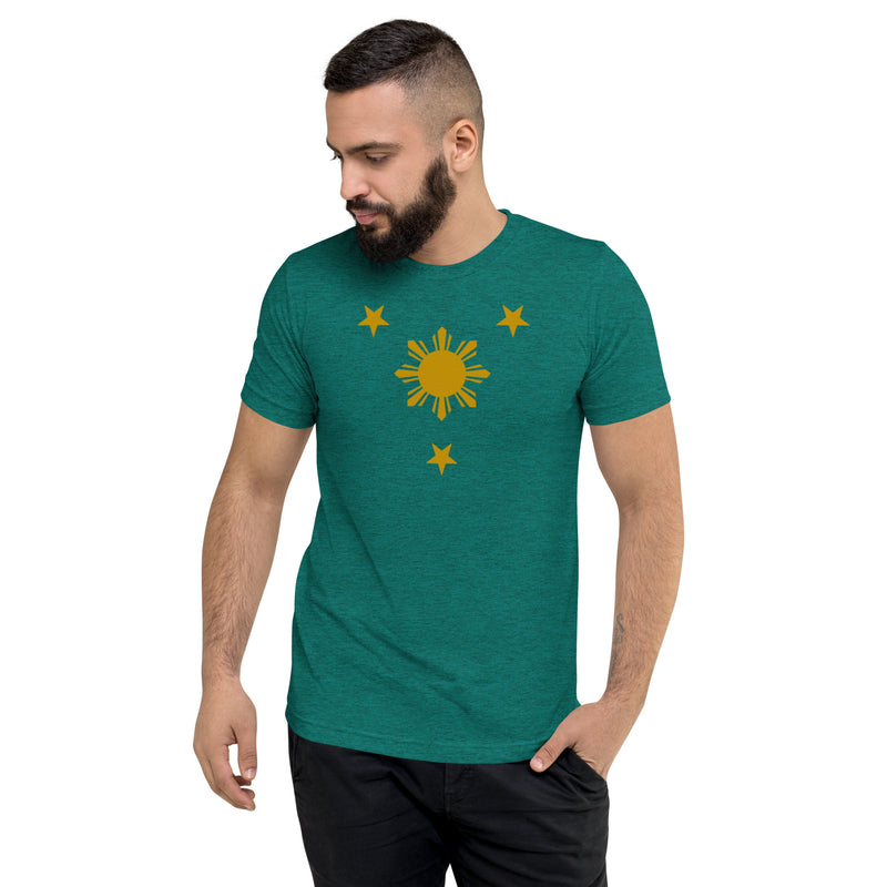 BARONG WAREHOUSE - XMT01 - Three Stars and Sun Unisex T-shirt - 14 Colors Available
