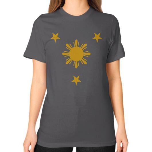 Unisex T-Shirt (On Woman) S / Asphalt