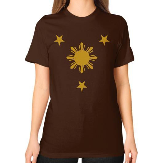 Unisex T-Shirt (On Woman) S / Brown