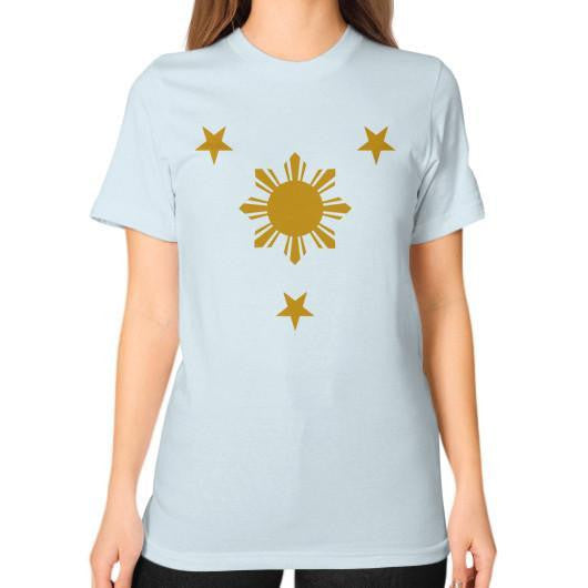 Unisex T-Shirt (On Woman) S / Light Blue