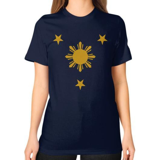 Unisex T-Shirt (On Woman) S / Navy