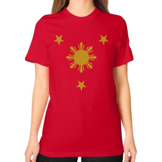 Unisex T-Shirt (On Woman) S / Red