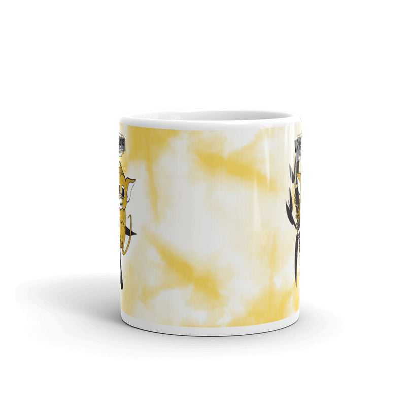BARONG WAREHOUSE - Philippine Tarsier Tye-Die White Glossy Mug