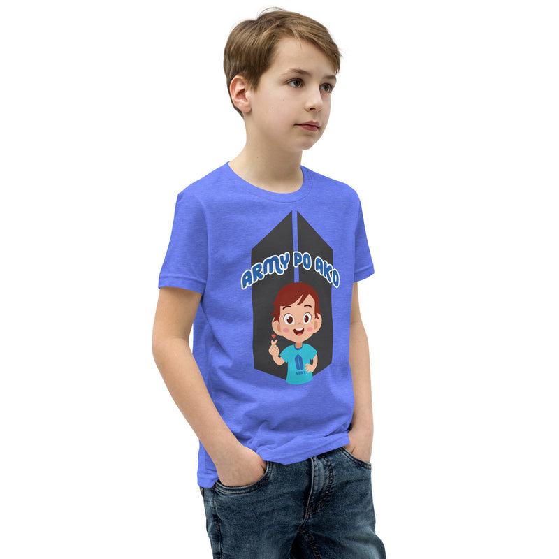 BARONG WAREHOUSE - VTM22 - Army Po Ako Boy Youth T-Shirt
